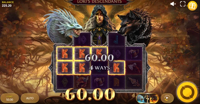 Loki's Descendants – Monster Spins-modus i aktiv fase