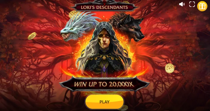 Loki's Descendants – hovedskjermen med 3-4-3-4-3 hjul